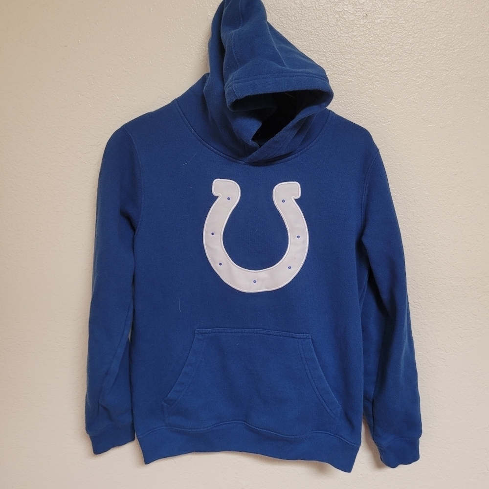 NFL Apparel Blue Colts Pullover Hoodie